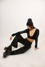 Lux Lounge Pant in ‘Onyx Velour’
