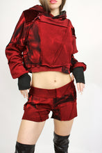 ‘Seeing Red’ patchwork shorties (S/M)