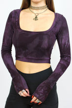 Amora Crop Top in ‘Black Cherry’