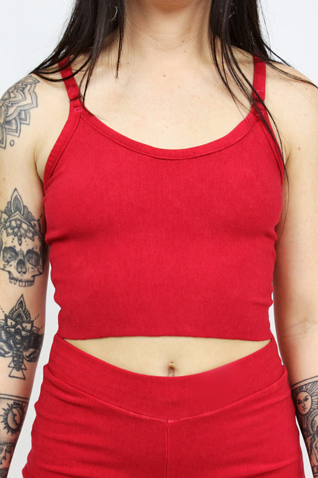 Barely there Lounge Tank in ‘Scarlett Letter’