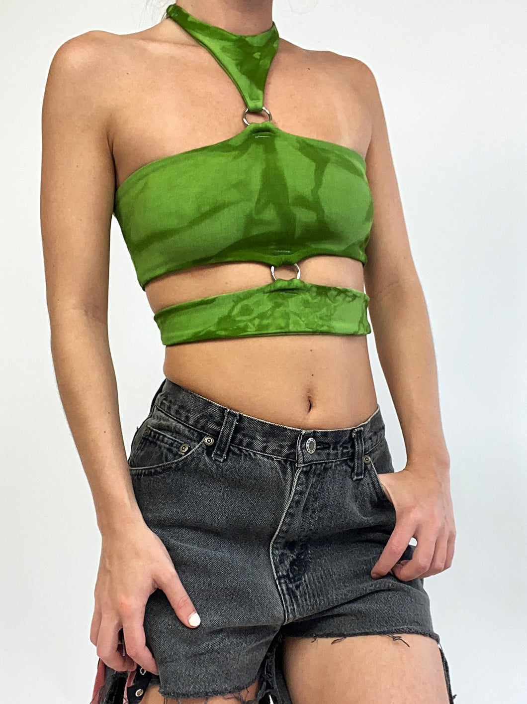 Rouge top in Avocado (small/medium)