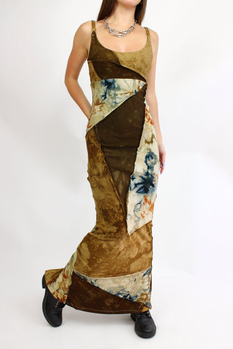 Wild Earth Patchwork maxi dress (small)