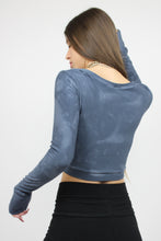 Amora Crop Top in ‘Steele’ (large)
