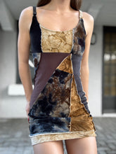 1/1 patchwork mini dress (size small)