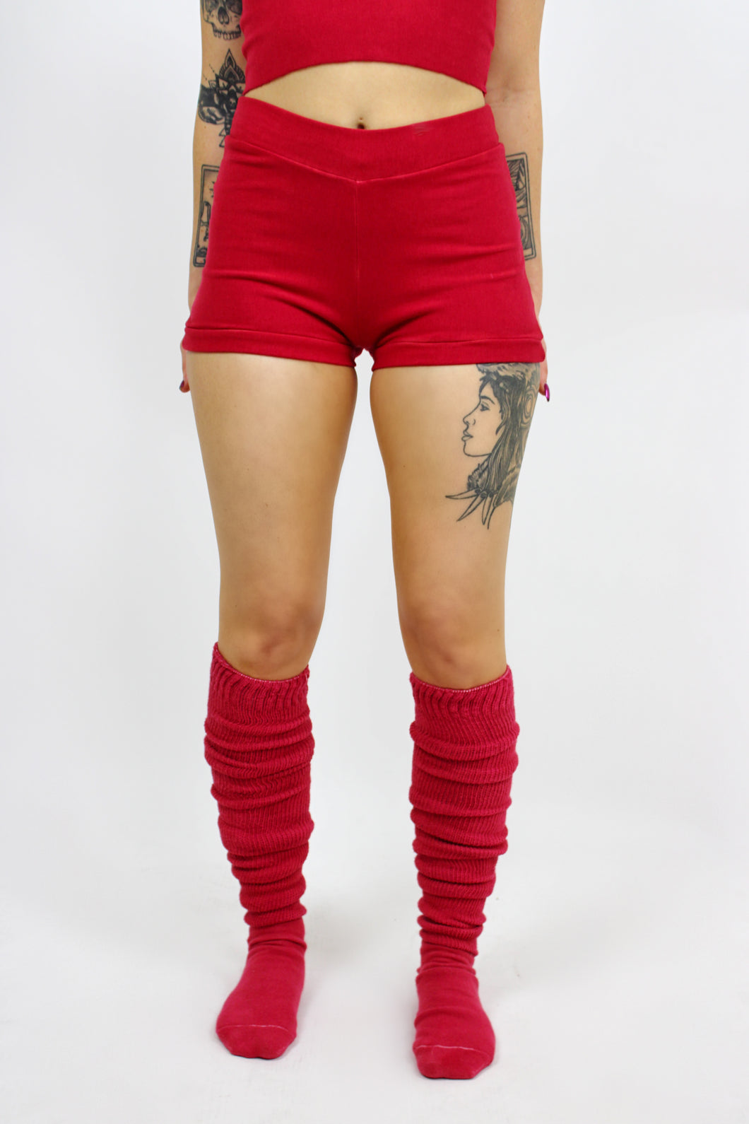 Barely there Lounge Short in ‘Scarlett Letter’