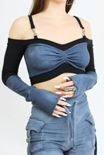 2 tone equinox crop in steele