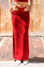 Miami maxi skirt in Scarlett Letter
