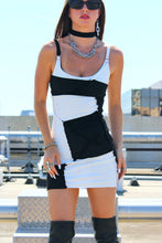 Pixel Patchwork Mini Dress