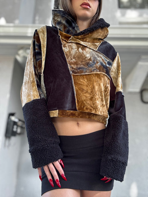 1/1 patchwork hoodie (medium)