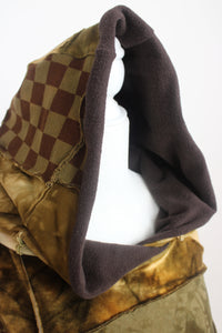 1/1 patchwork crop hoodie (medium)