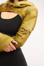 Hoodie Shrug in Nutmeg