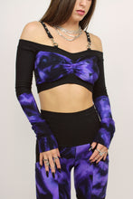 2 tone equinox crop in ‘Mystic Violet’