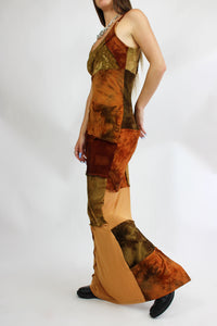 Scorched Earth Patchwork maxi dress (large)