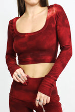 Amora Crop Top in ‘Blood Moon’