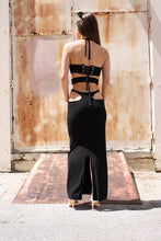 Miami maxi skirt in Midnight Black