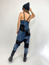 Silver Lining 1/1 patchwork bamboo velour jumpsuit (small)