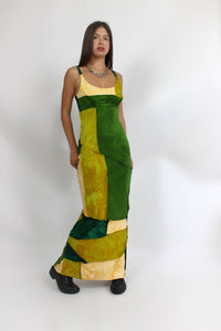 Spring Valley Patchwork maxi dress (size small)