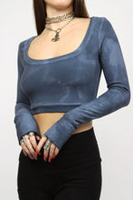 Amora Crop Top in ‘Steele’ (large)