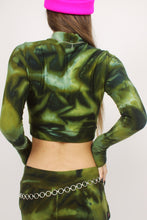 Misfit mock neck in ‘Moonlit Moss’