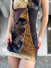 1/1 patchwork mini dress (size small)