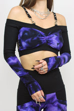 2 tone equinox crop in ‘Mystic Violet’