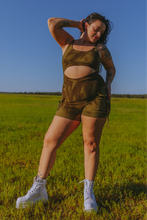 Cargo Playsuit in ‘Militant Mood’