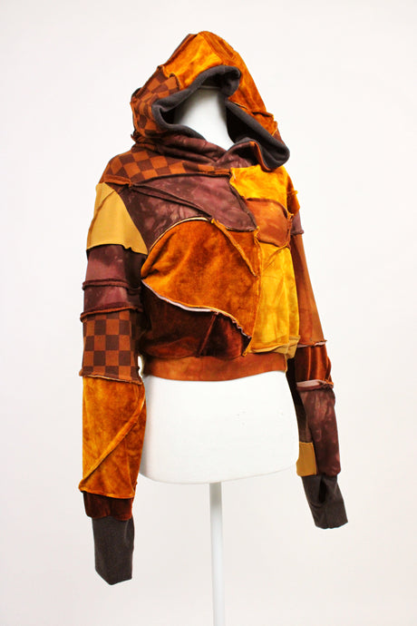 Golden Child Patchwork Hoodie (Medium)