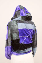 1/1 patchwork crop hoodie (small)