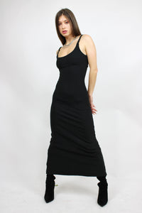 Maxi dress sample in black (small)