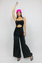 Radiance Jumpsuit in Onyx Bamboo Velour