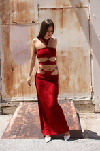 Miami maxi skirt in Scarlett Letter