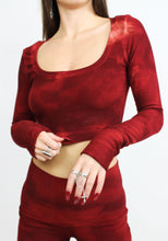 Amora Crop Top in ‘Blood Moon’