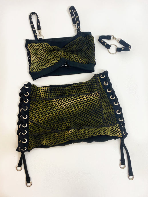 Hot Mess 3pc patchwork Set - Medium