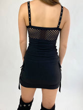 Cargo mini Dress in Solid Black