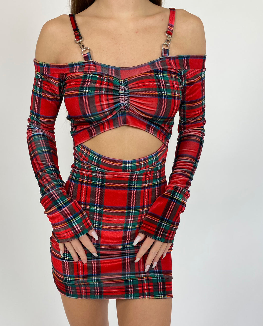 Plaid velvet Rebel mini (small)