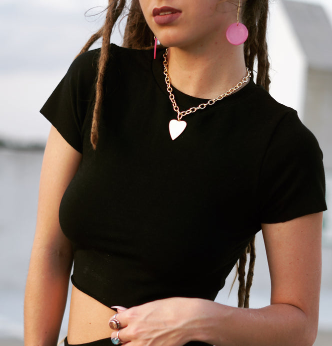 Essential cropped tee