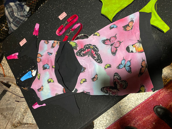 Butterfly Miami mini dress - large