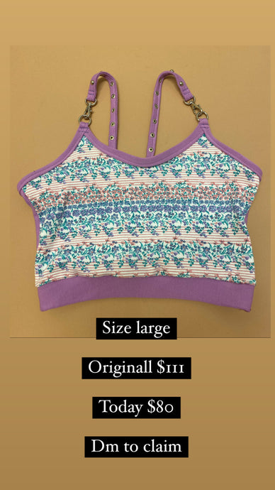 Mega sale purple crop top