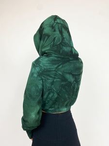 Dark green cropped mogul hoodie (S-L)