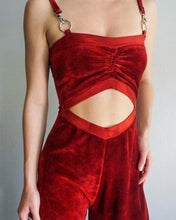 Radiance jumpsuit in Deep Red
