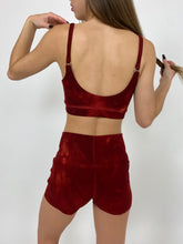 Lux Booty short in Oxblood