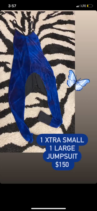 Large blue weekender