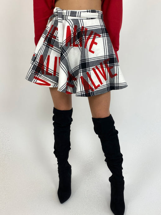 1/1 ALIVE wrap skirt (small)