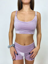 Empire bra top in plush velvet *limited edition* (large)