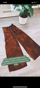 Rust brown bf pants