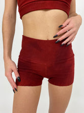 Lux Booty short in Oxblood