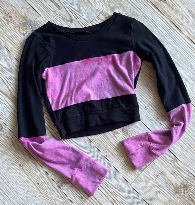 Empire top - peony pink (small)