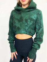 Dark green cropped mogul hoodie (S-L)