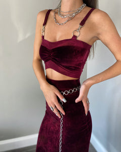 Velour pandora top