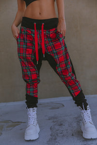 MTO plaid joggers